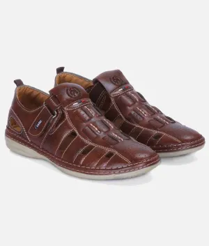 Big Boon Men's sandal Roman Casual Sandal Velcro style