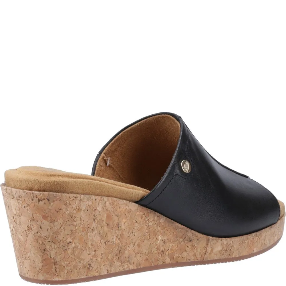 Black Willow Slide Wedges
