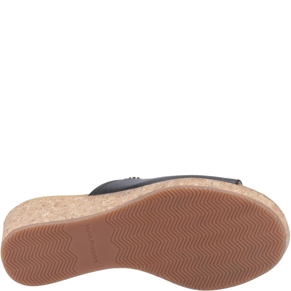 Black Willow Slide Wedges