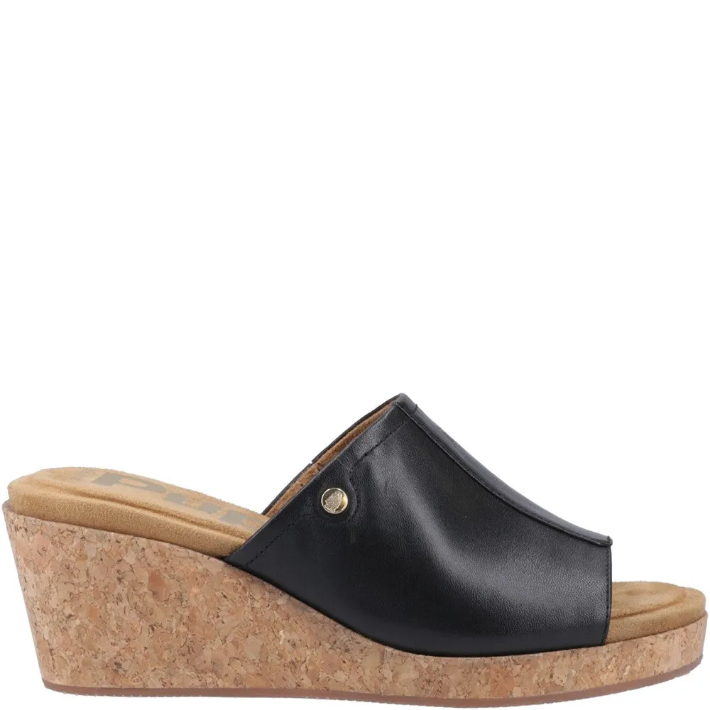 Black Willow Slide Wedges