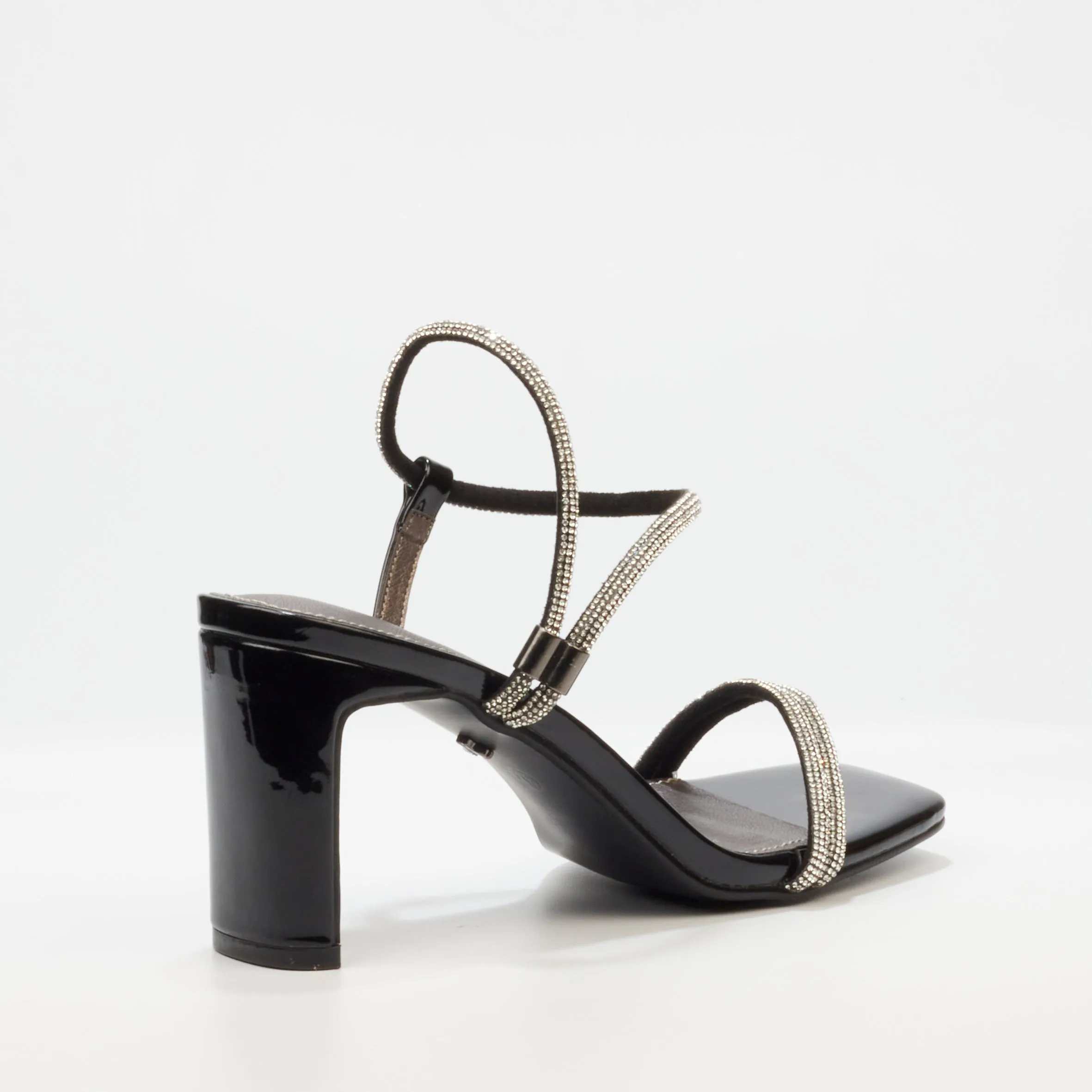 Charla 1 - Black Block Heel Sandal