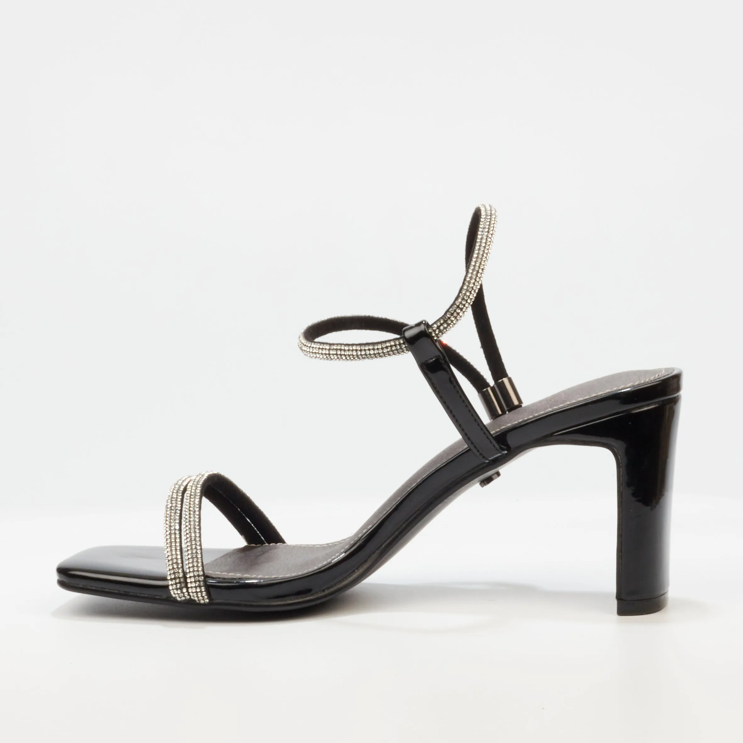 Charla 1 - Black Block Heel Sandal