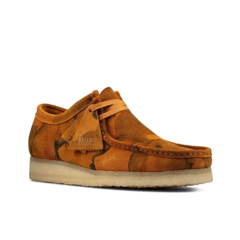 Clarks Originals Wallabee Low Men's Tumeric Camo Suede 26162484