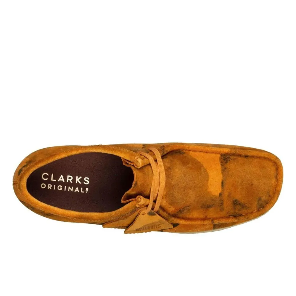 Clarks Originals Wallabee Low Men's Tumeric Camo Suede 26162484