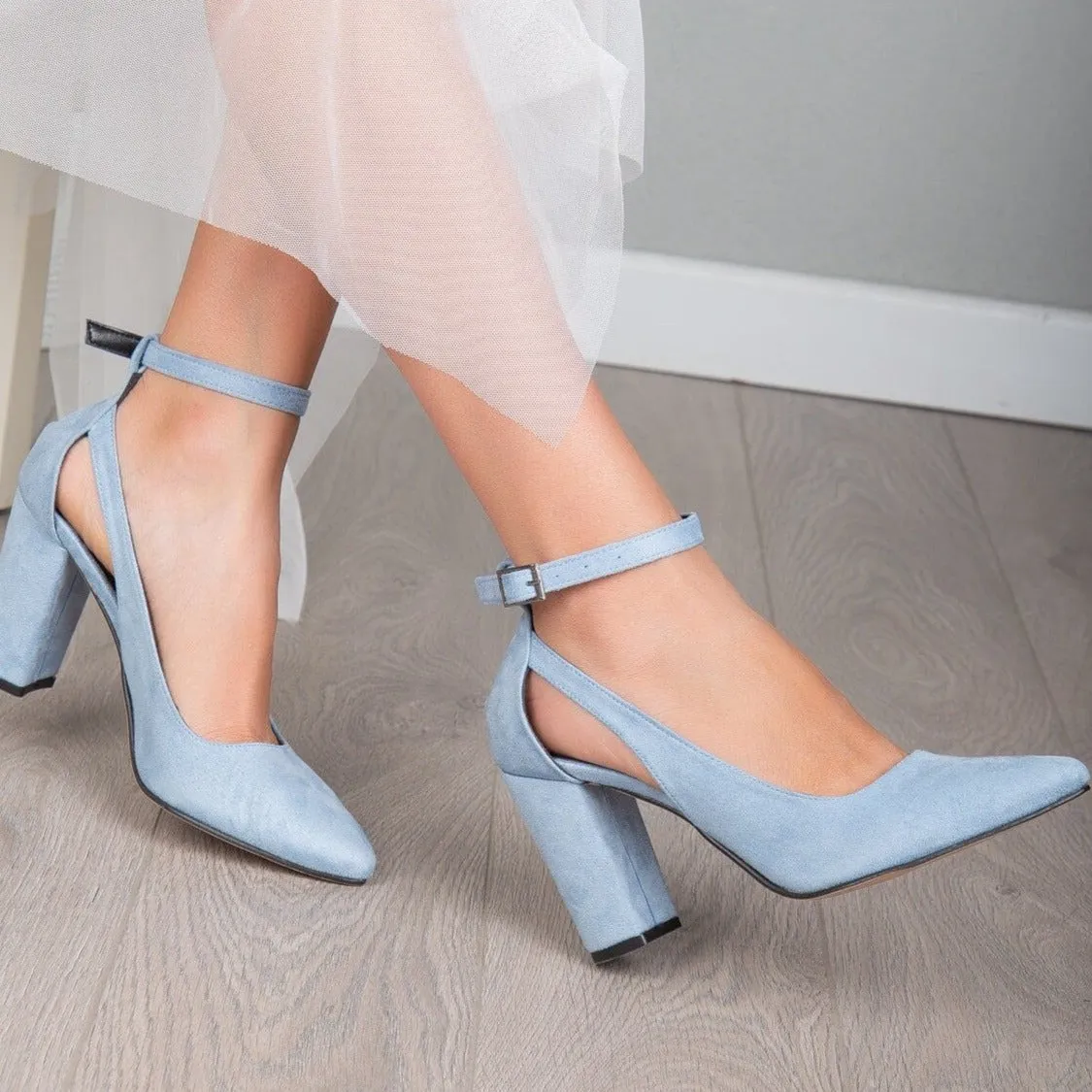 Colette - Blue Wedding Shoes