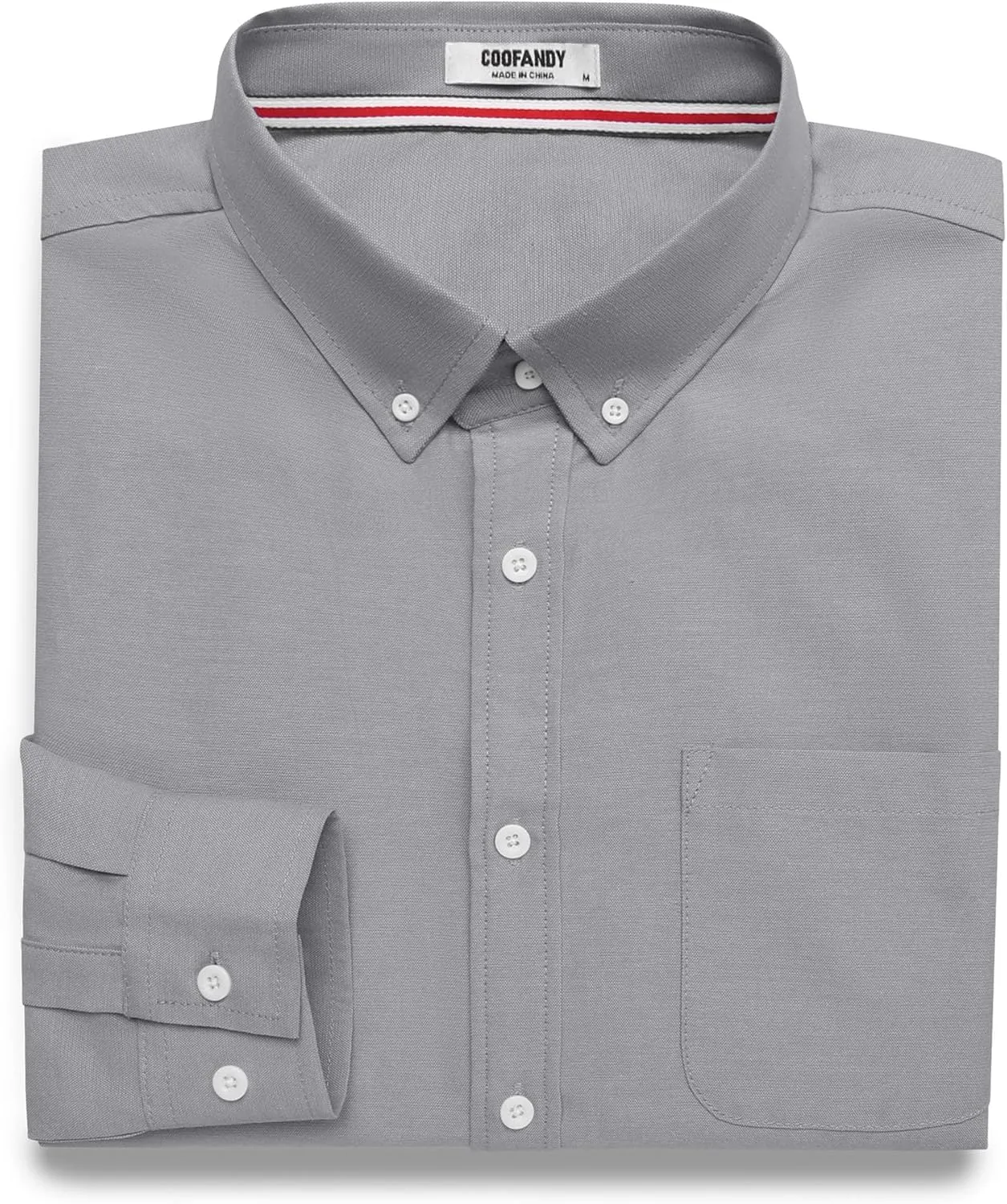 COOFANDY Mens Long Sleeve Button Down Shirt Casual Untucked Shirts for Men Oxford Dress Shirts