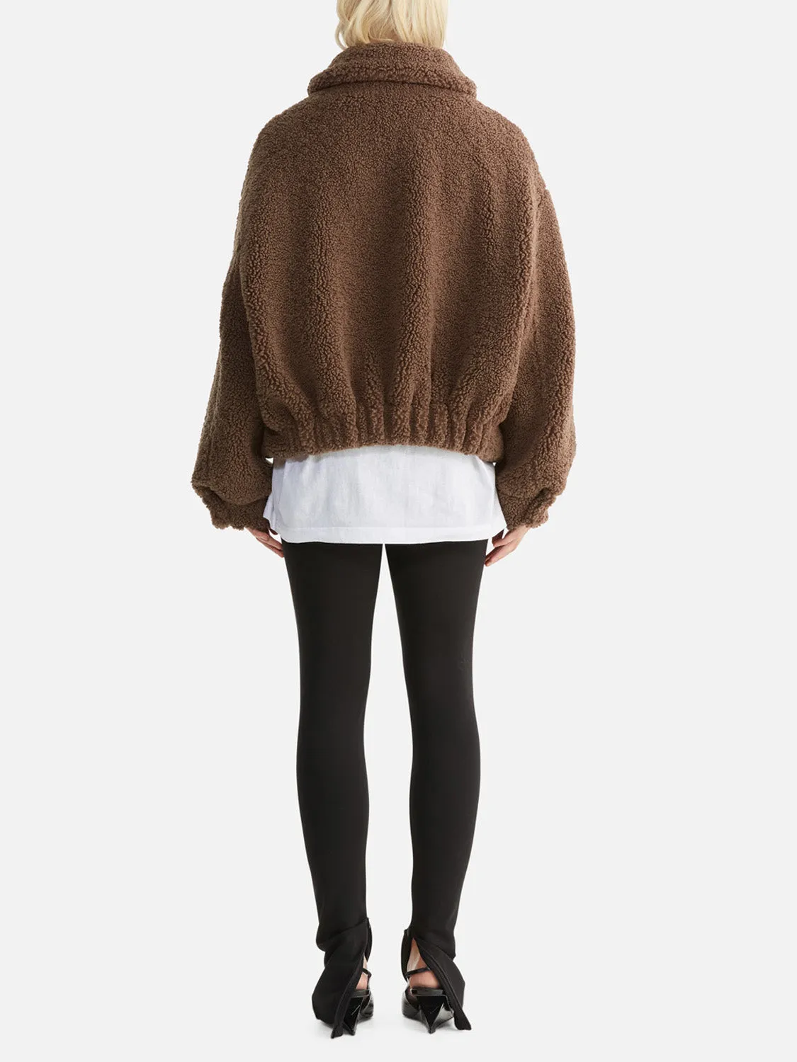 Emery Faux Fur Jacket Cocoa