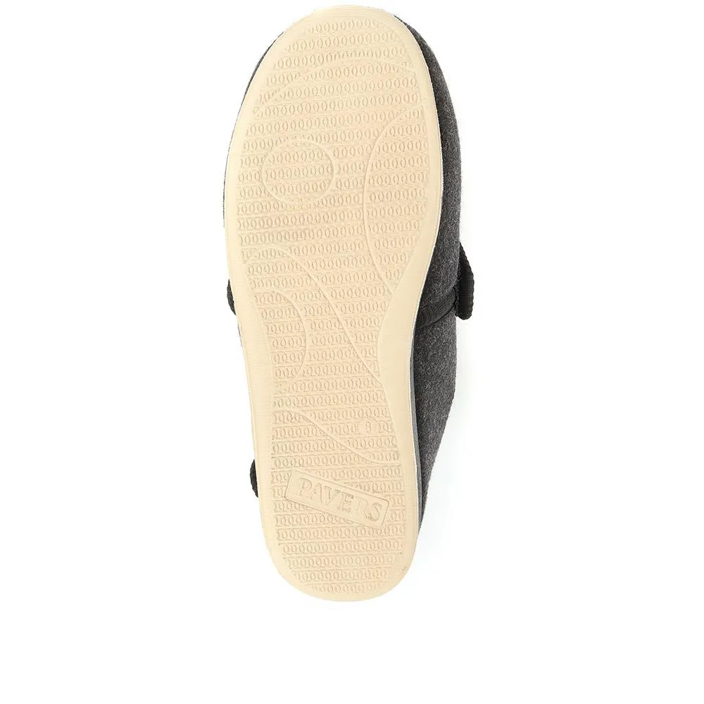 Extra-Wide-Fit Touch-Fastening Slippers - ARNOLDO / 321 148