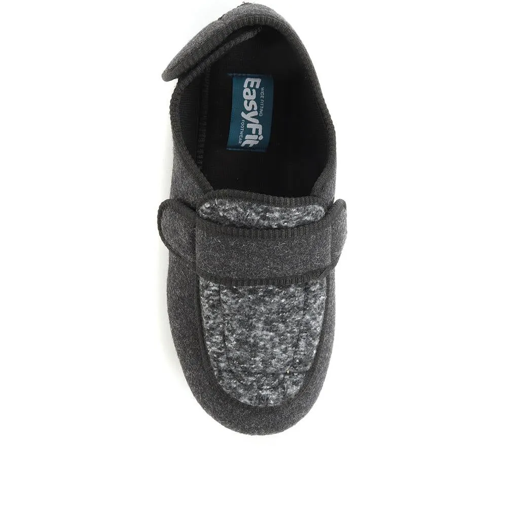 Extra-Wide-Fit Touch-Fastening Slippers - ARNOLDO / 321 148