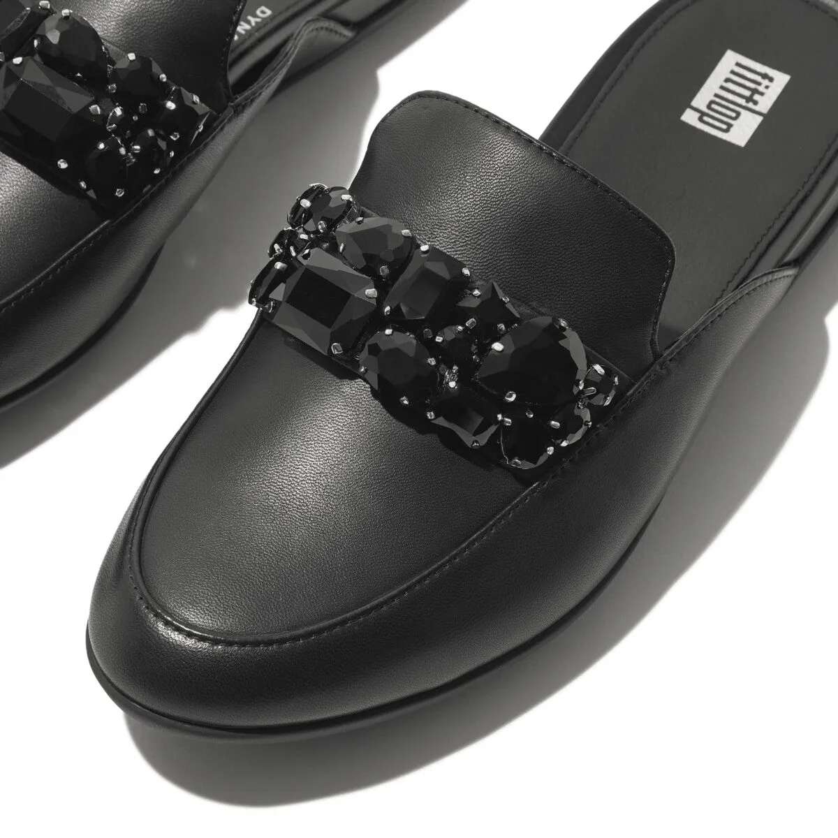 GRACIE Jewel-Deluxe Leather Mules
