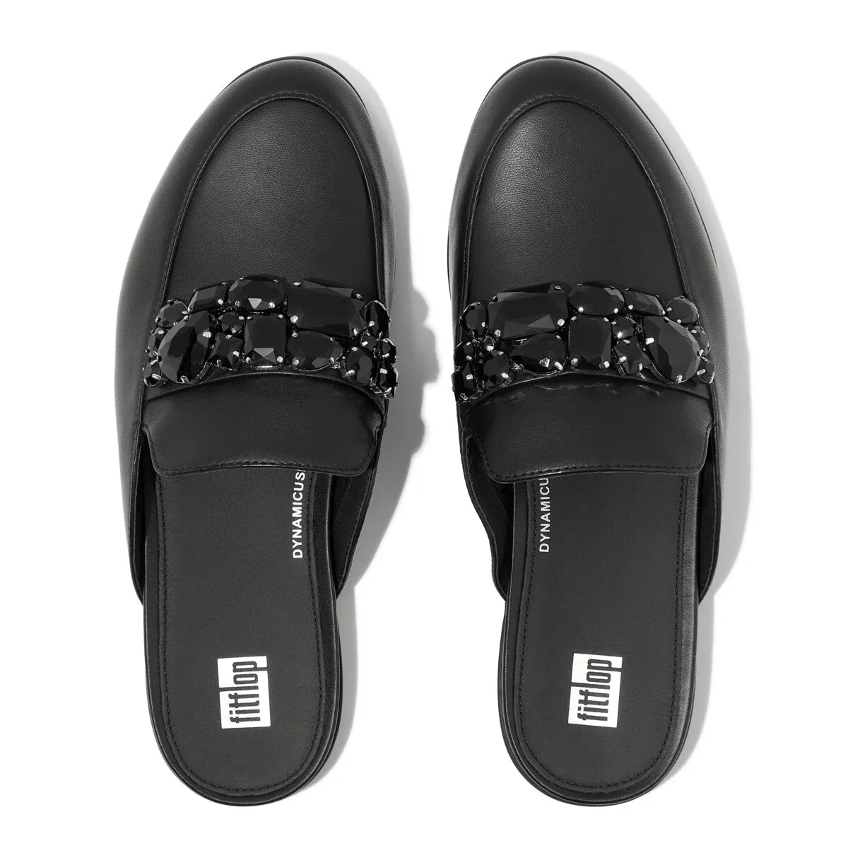 GRACIE Jewel-Deluxe Leather Mules