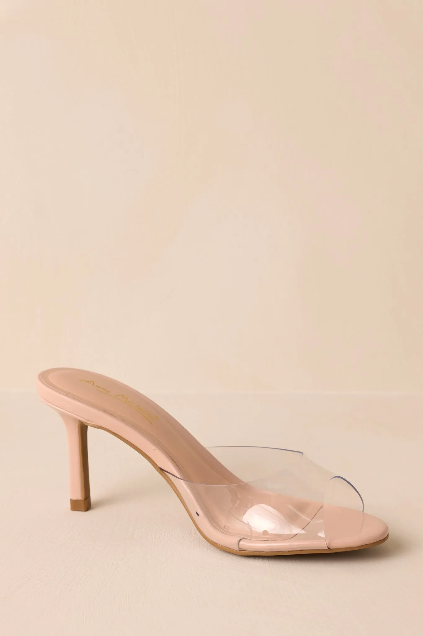 Into the Mystic Nude and Clear Heels