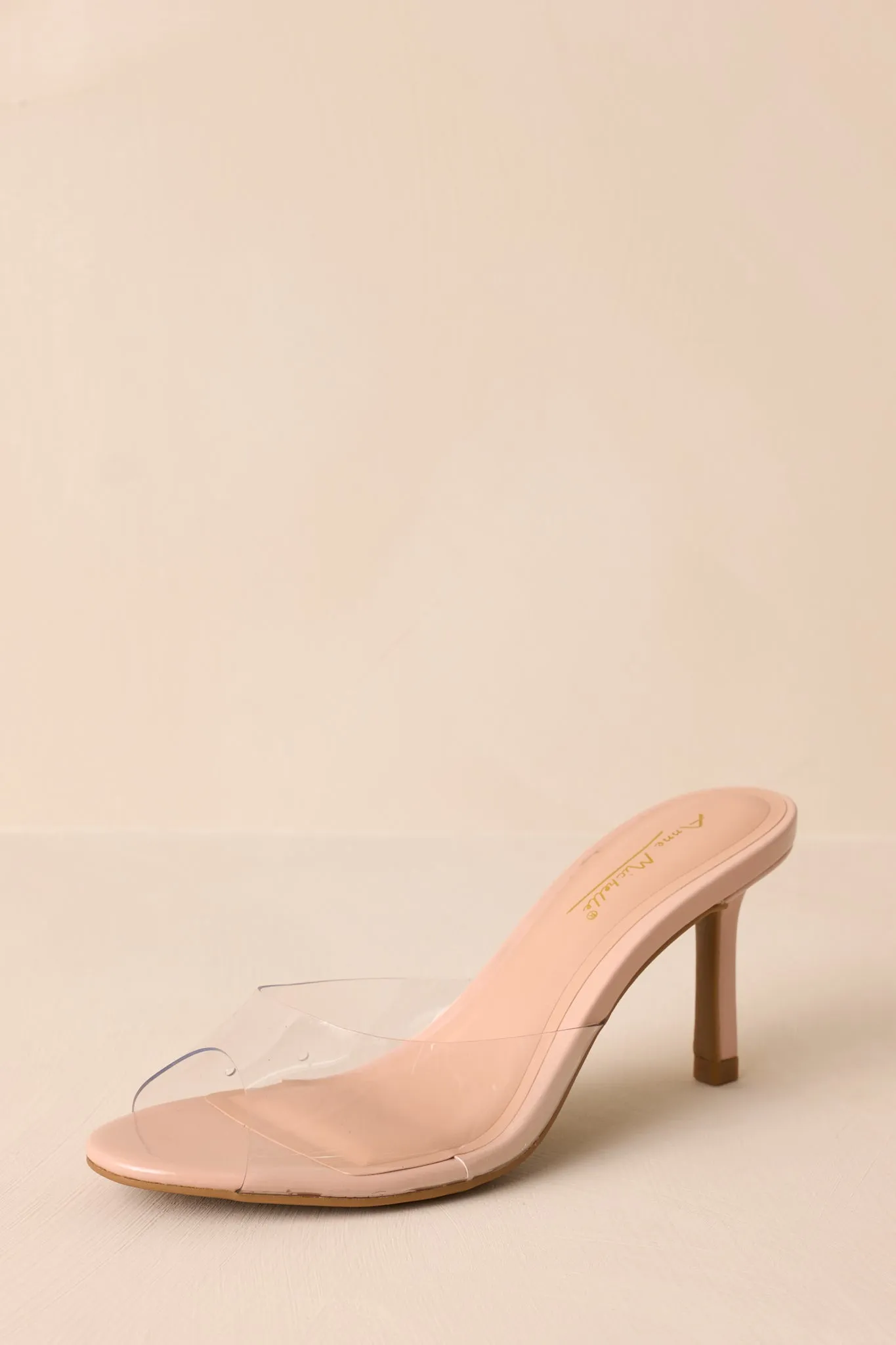 Into the Mystic Nude and Clear Heels