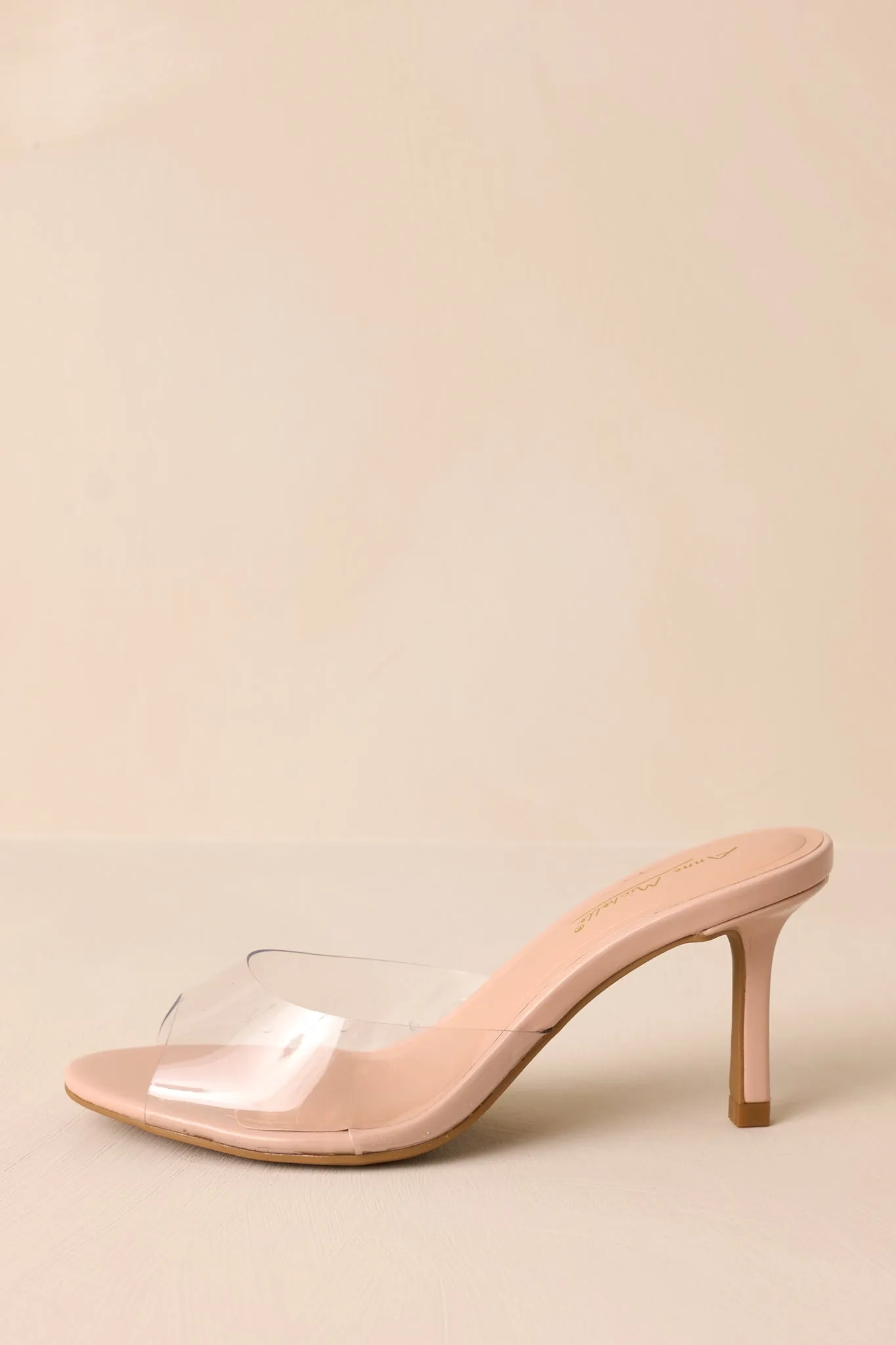 Into the Mystic Nude and Clear Heels