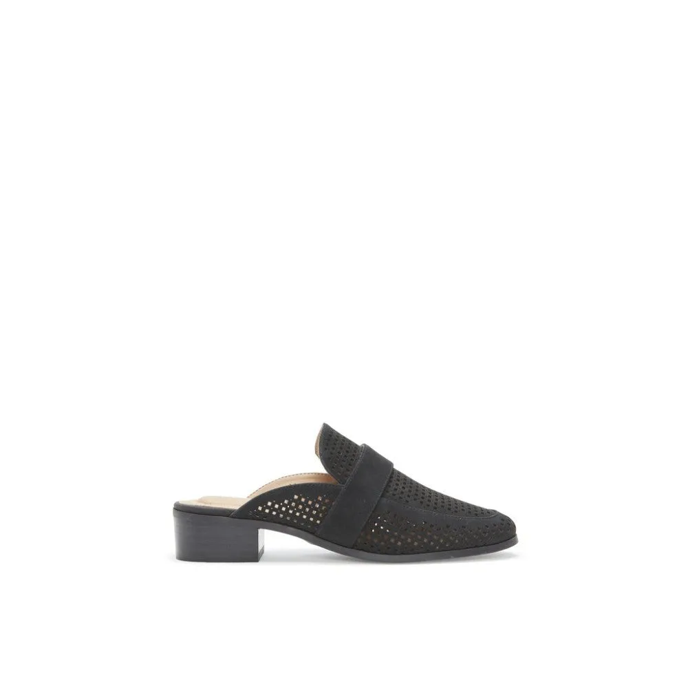 Jaden Black Me Too Mule Perforated Clog