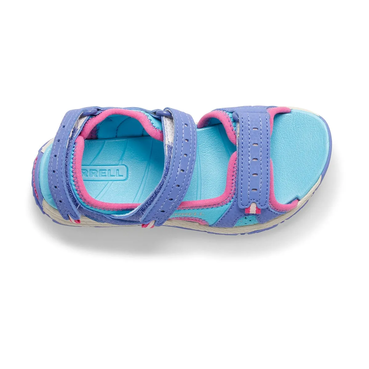 Merrell Kids Panther Sandal 2.0 Sandals- Turquoise/ Purple