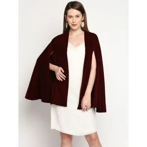 Monk & Mei Arzu-Cape- Maroon