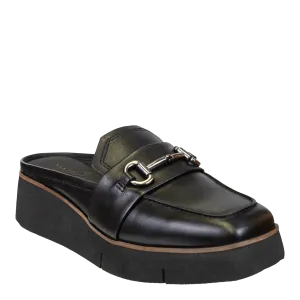NAKED FEET - ELECT in BLACK BLACK Platform Mules