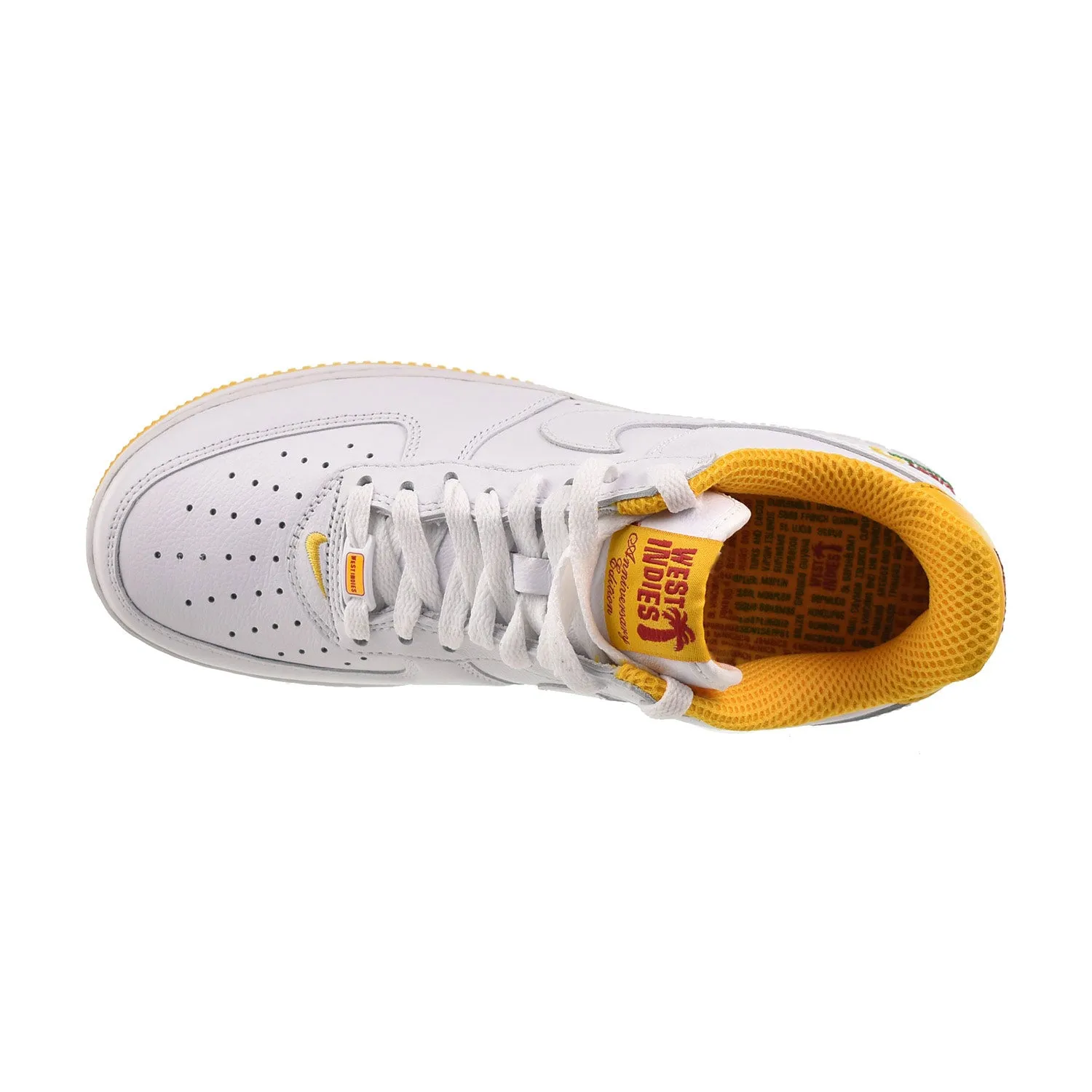 Nike Air Force 1 Low "West Indies" Men's Shoes White-University Gold