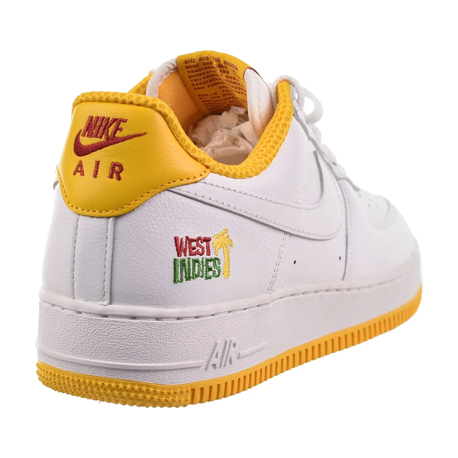 Nike Air Force 1 Low "West Indies" Men's Shoes White-University Gold