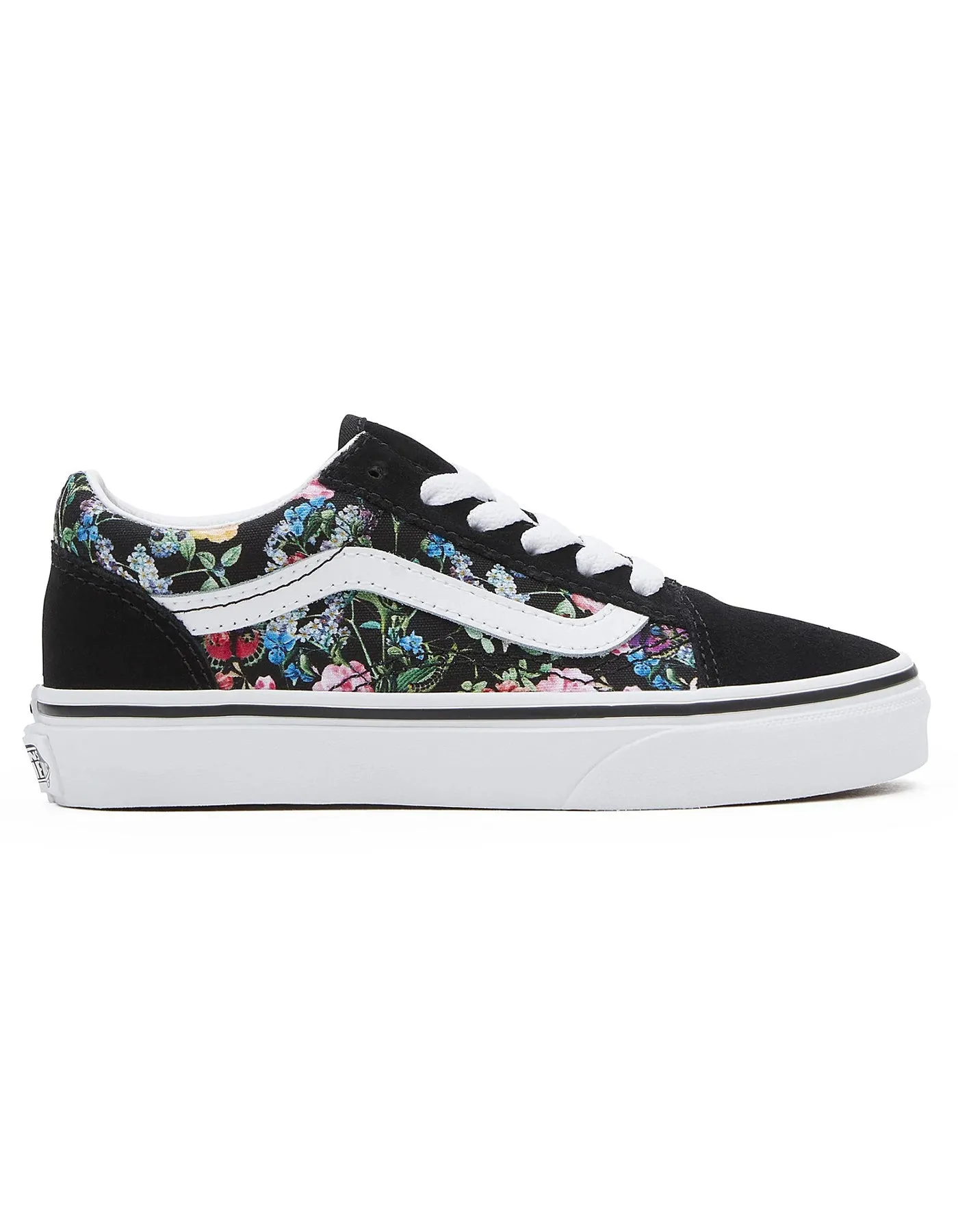 Old Skool Wild Bouquet Black/True White Shoes (Kids)