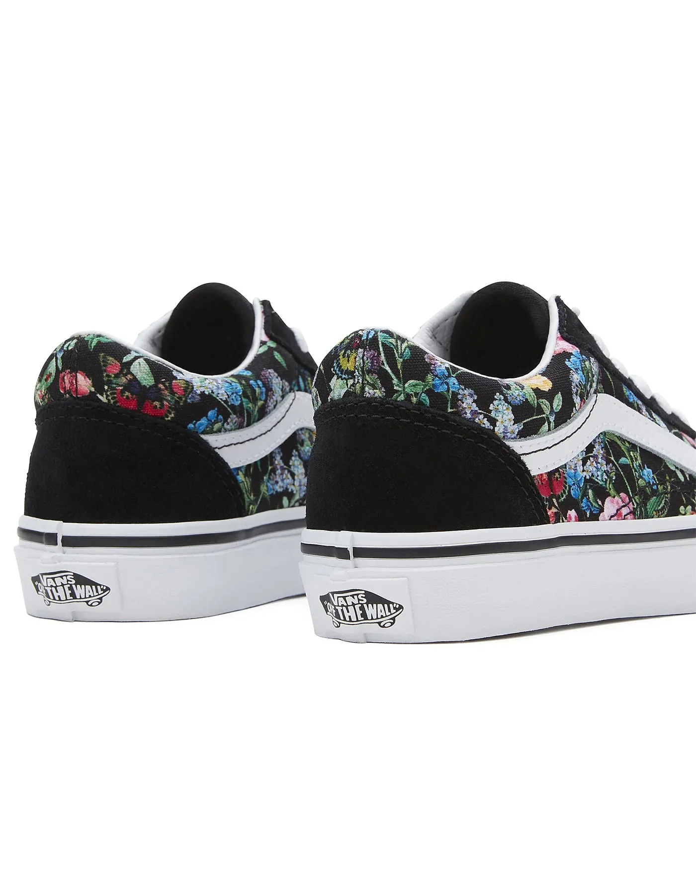 Old Skool Wild Bouquet Black/True White Shoes (Kids)