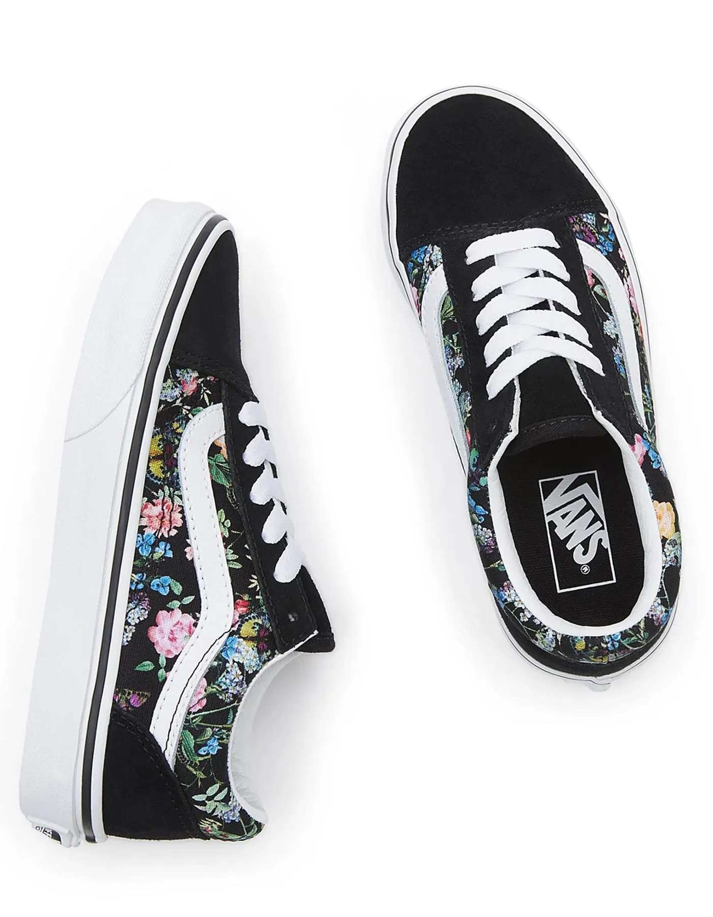 Old Skool Wild Bouquet Black/True White Shoes (Kids)