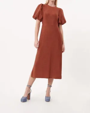 Olympe Dress In Burnt Orange | Burnt Orange