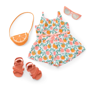 Orange You Glad It's Summer Outfit for 18-inch Dolls