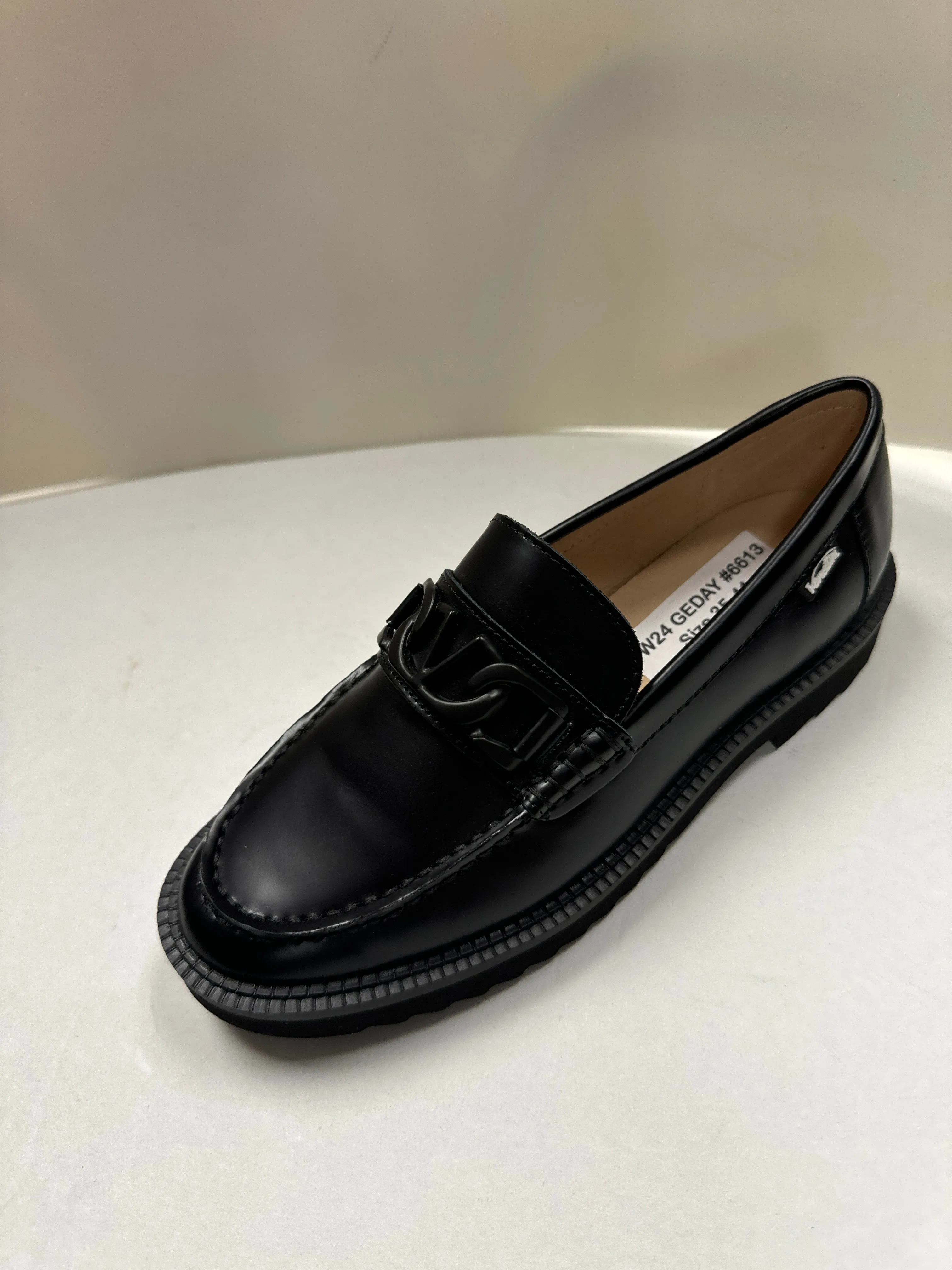 SALE FW24 Venettini London8 Classic Thick Sole Chained Penny Loafer