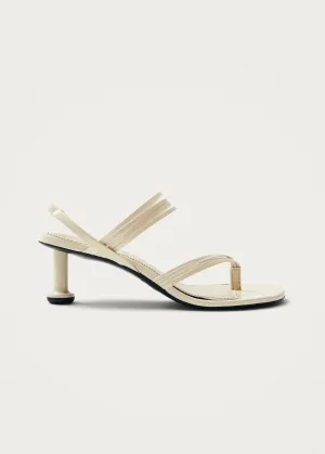 Salsa Cream Leather Sandals