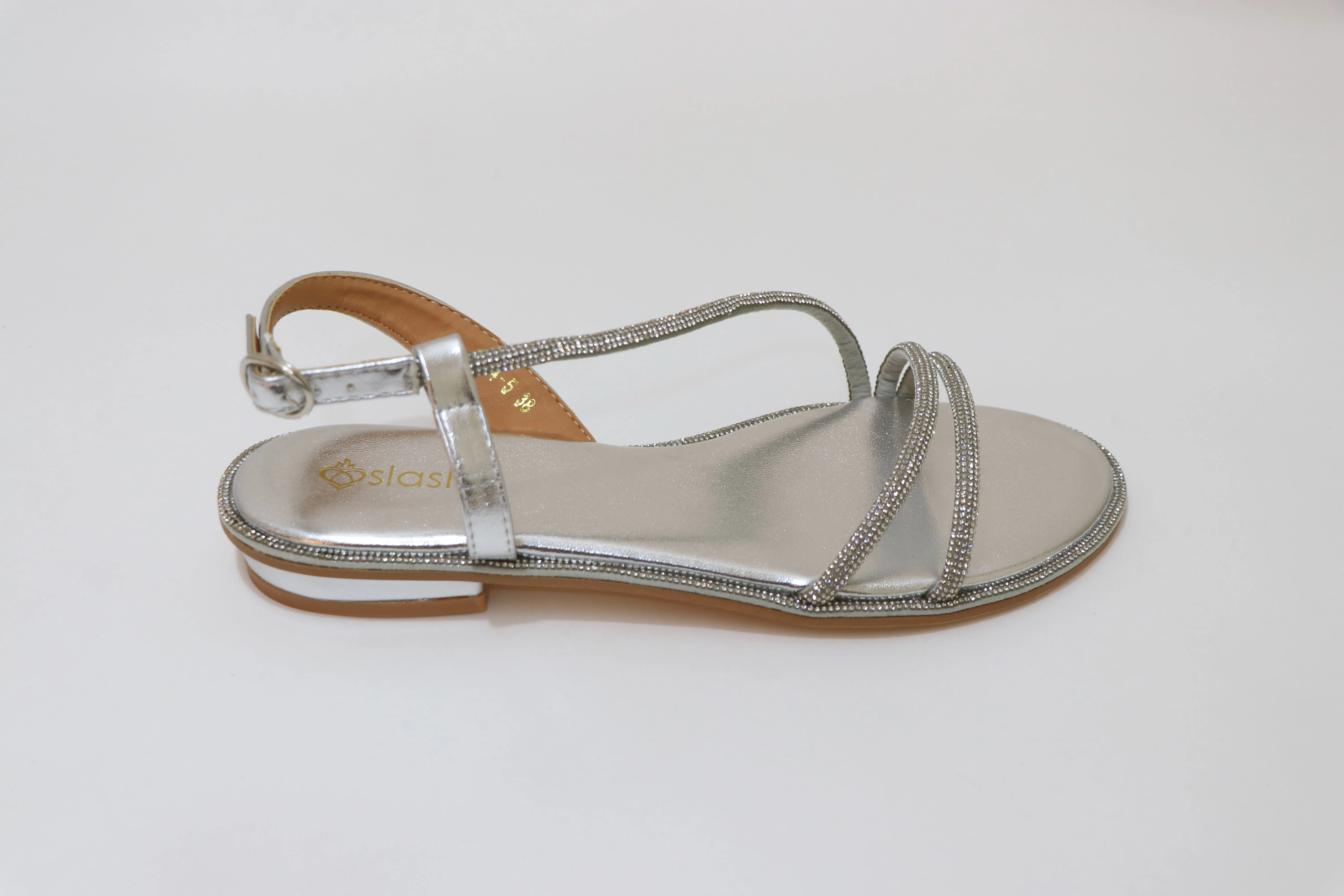 SLASH Sparkly Flat Sandals