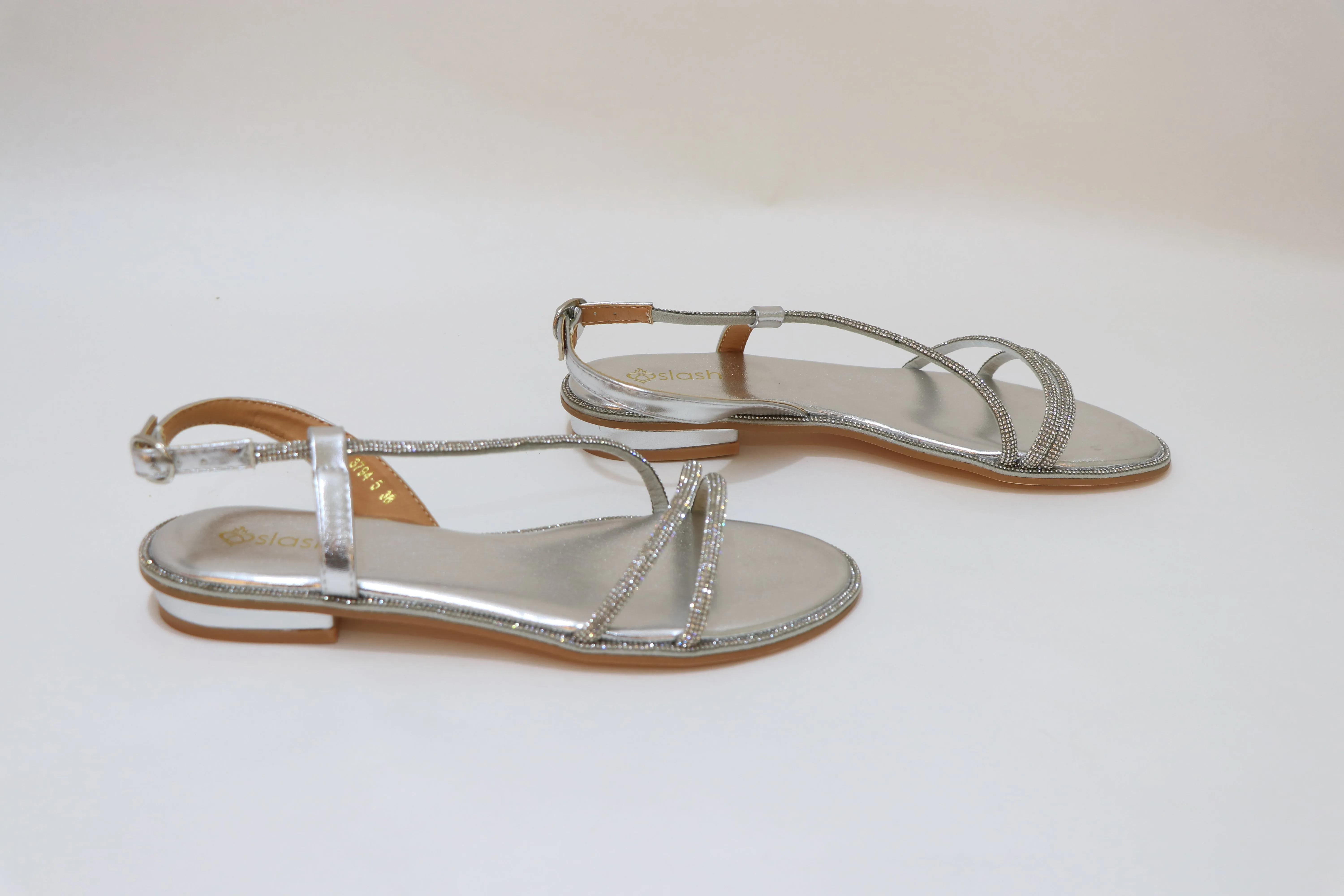 SLASH Sparkly Flat Sandals