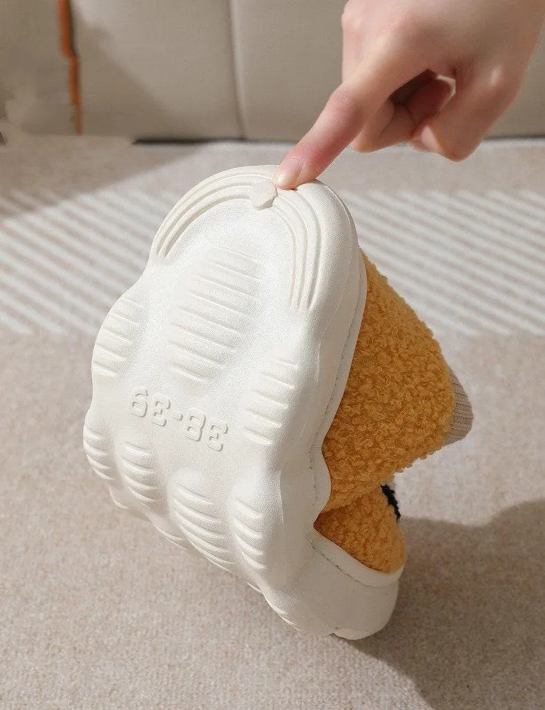 Smiley Face House Shoes Happy Face Slippers