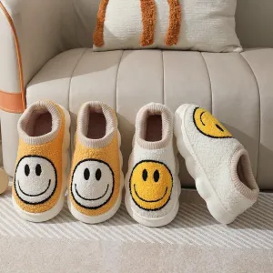 Smiley Face House Shoes Happy Face Slippers