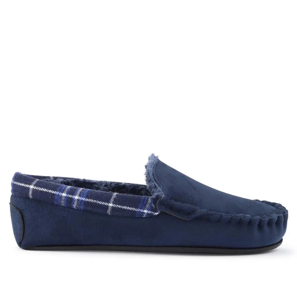 Tartan Cuff Slippers - GALOP40023 / 326 306