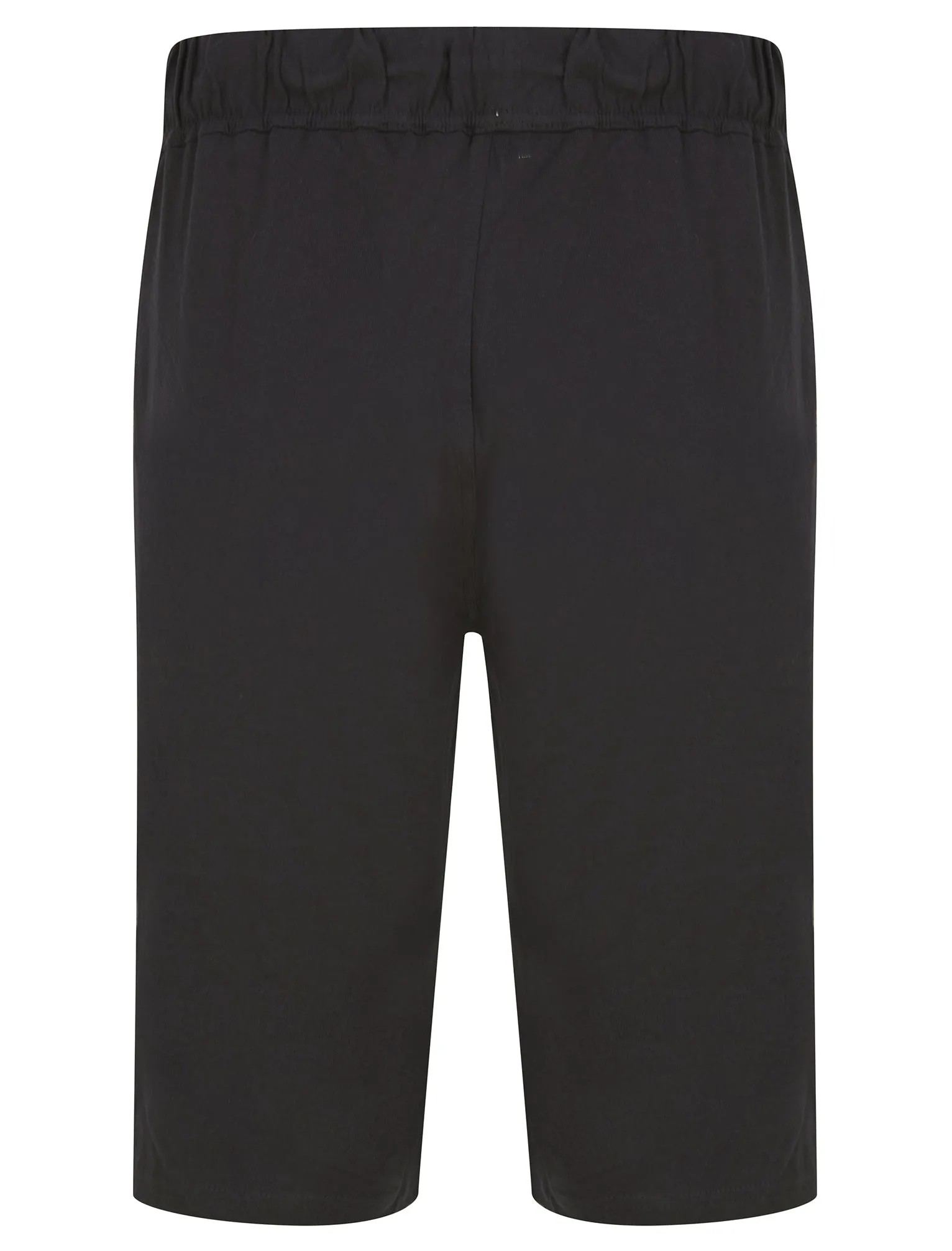 Withington 2pc Cotton T-Shirt and Shorts Lounge Set in Jet Black - Tokyo Laundry