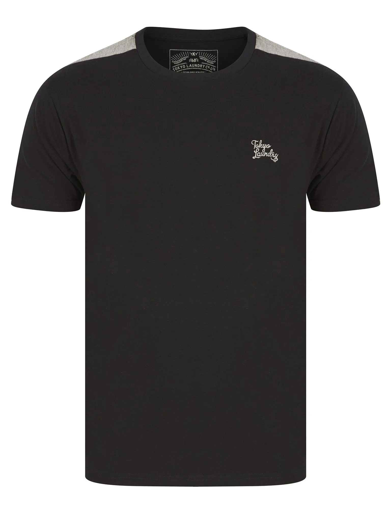 Withington 2pc Cotton T-Shirt and Shorts Lounge Set in Jet Black - Tokyo Laundry