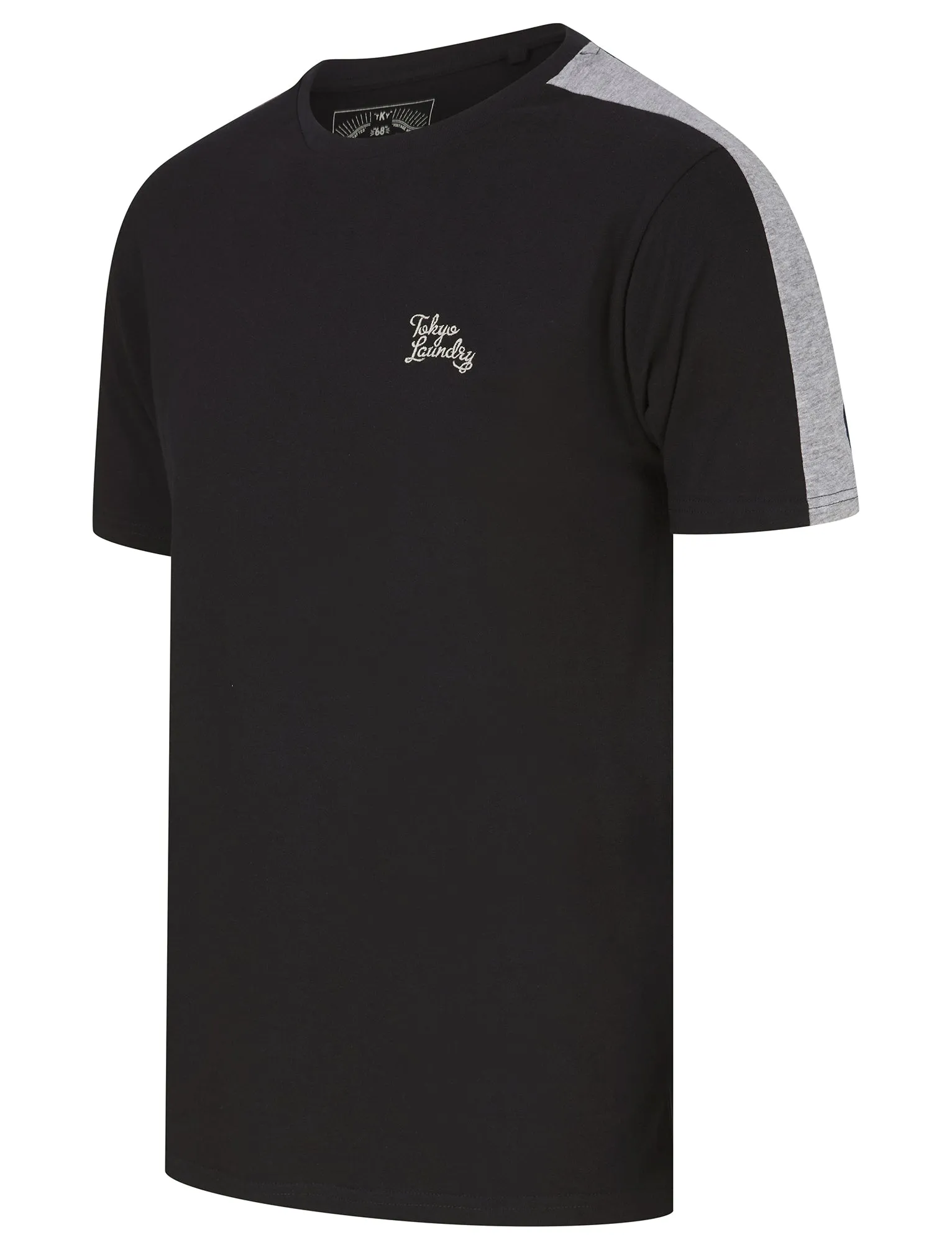 Withington 2pc Cotton T-Shirt and Shorts Lounge Set in Jet Black - Tokyo Laundry
