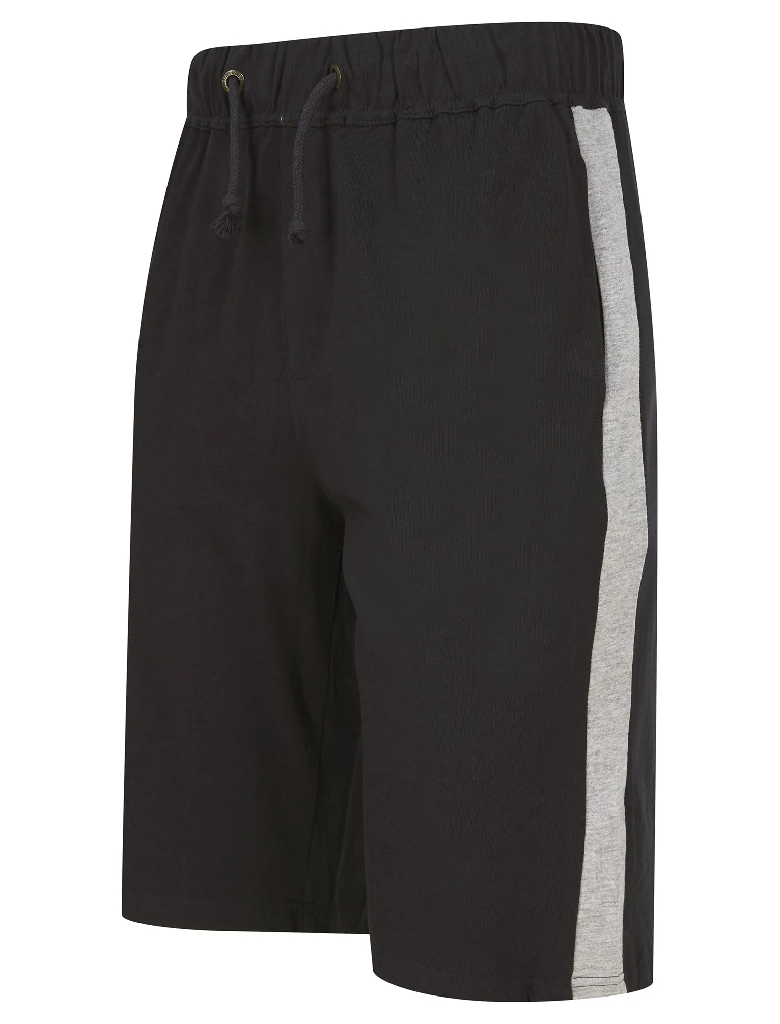 Withington 2pc Cotton T-Shirt and Shorts Lounge Set in Jet Black - Tokyo Laundry