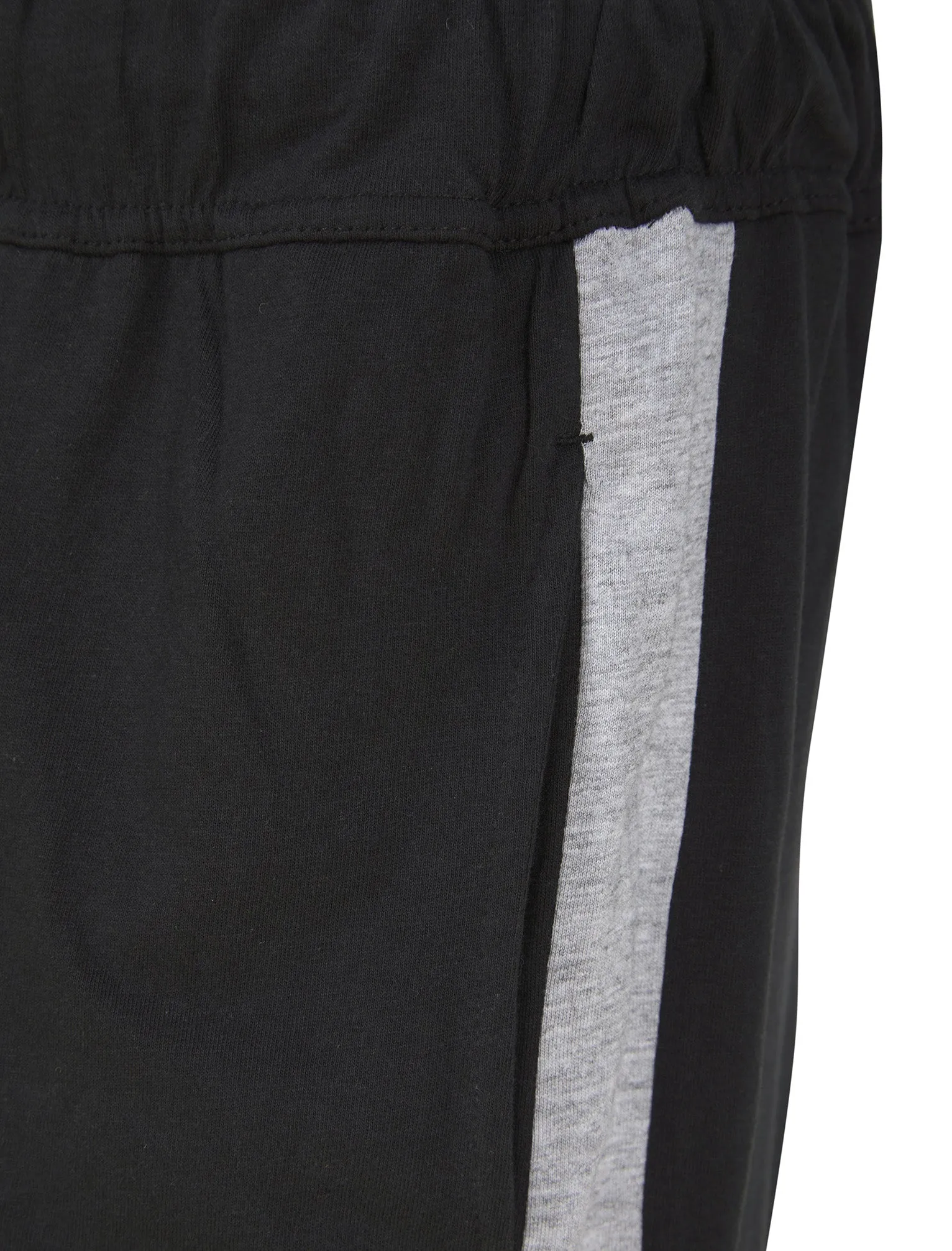 Withington 2pc Cotton T-Shirt and Shorts Lounge Set in Jet Black - Tokyo Laundry