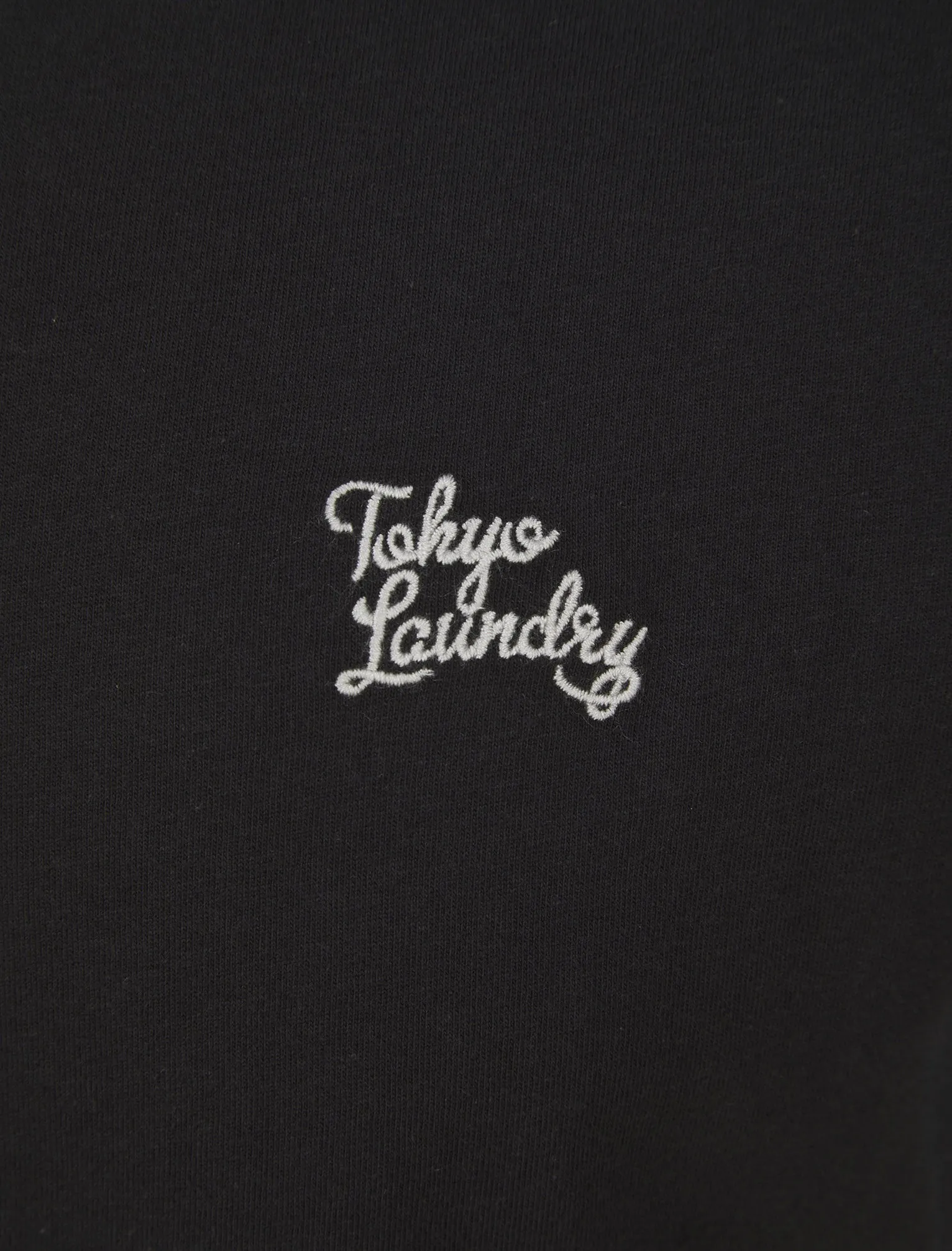 Withington 2pc Cotton T-Shirt and Shorts Lounge Set in Jet Black - Tokyo Laundry