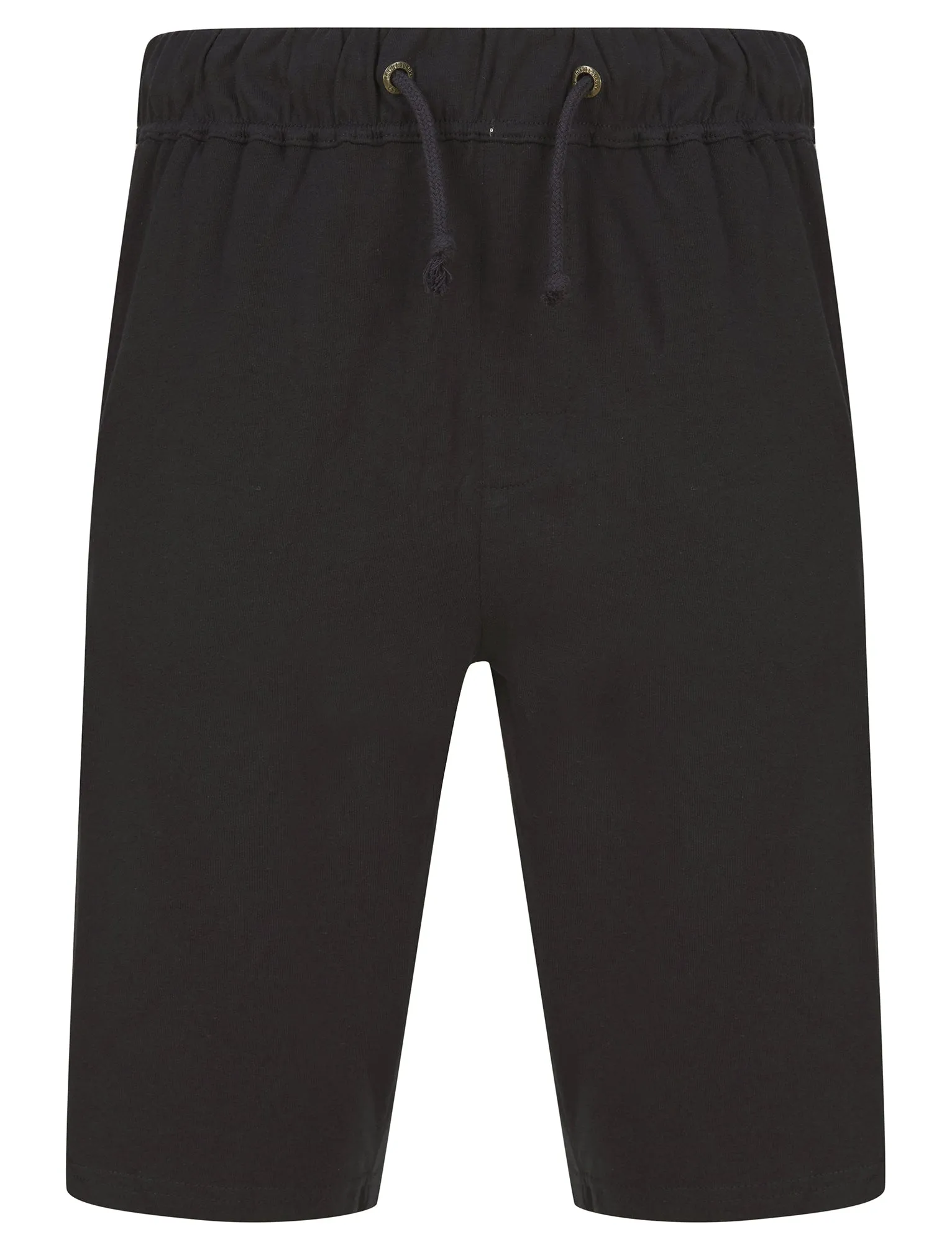 Withington 2pc Cotton T-Shirt and Shorts Lounge Set in Jet Black - Tokyo Laundry